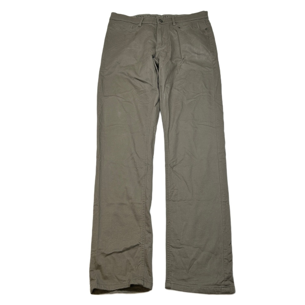 English Laundry‎ Straight Leg Pants Mens 32x33 Khaki Tan Casual Comfort Stretch